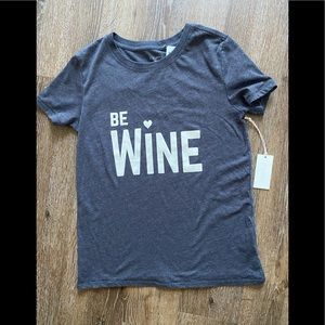 NEW! ZSUPPLY Be Wine tee, small.